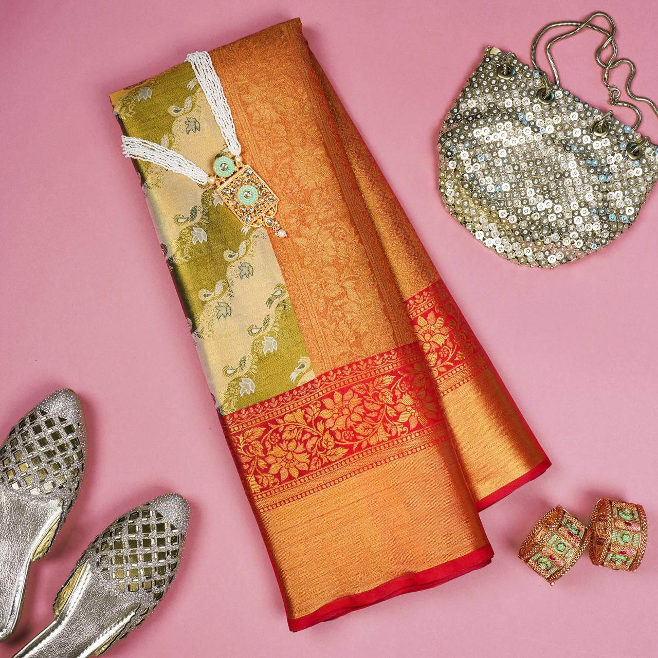 Red Kanji Varam Sarees