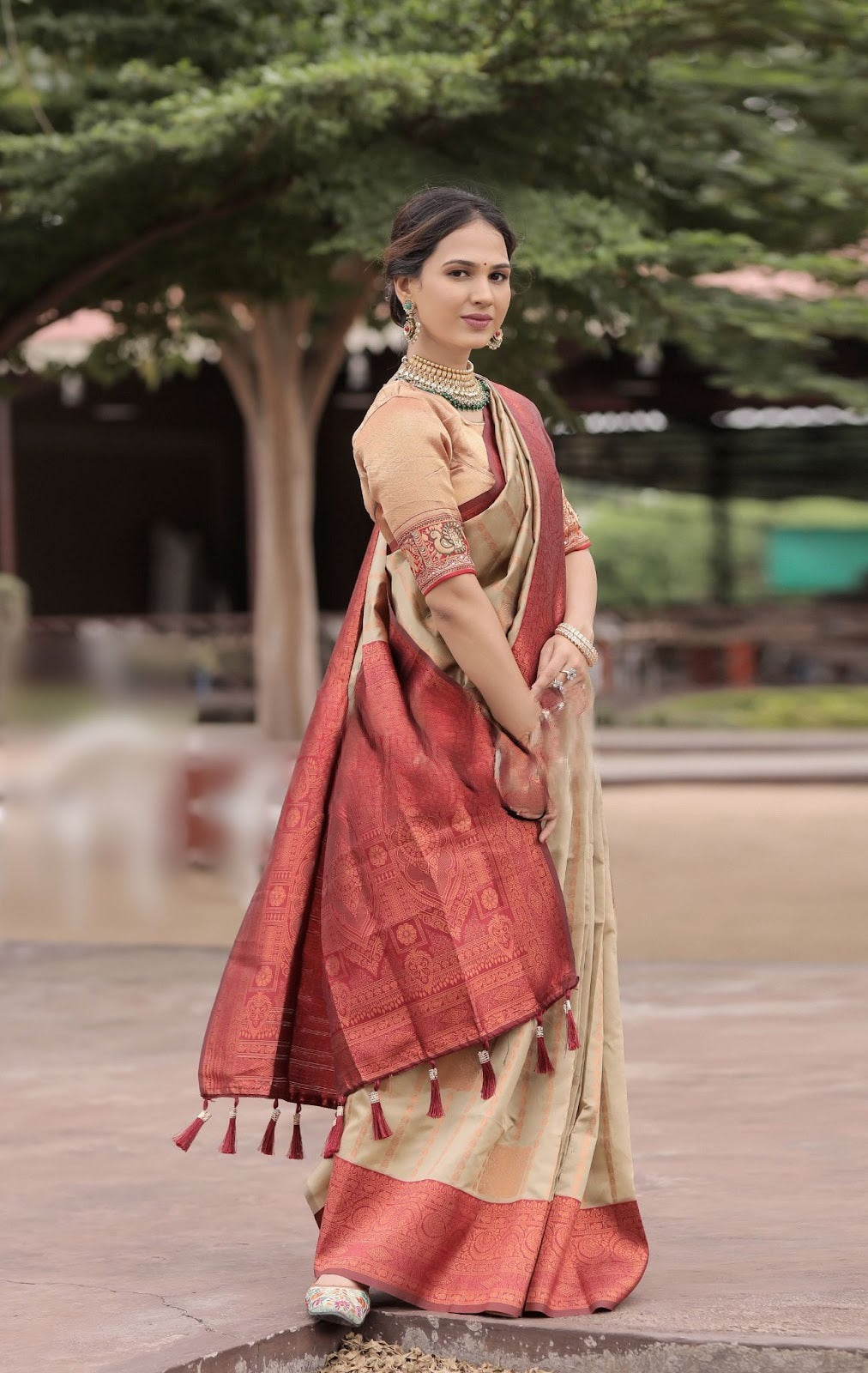 Gray Kanji Varam Sarees